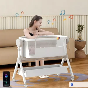 Automatic Rocking Bassinet Newborn Bedside Sleeper