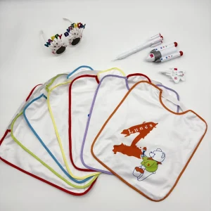 7PCS Baby Waterproof Bibs & Burp Cloths