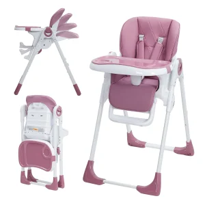 Baby High Chair with Adjustable Height & Recline
