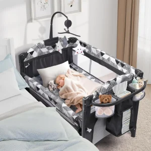 5-in-1 Baby Bassinet Bedside Sleeper
