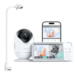 2K Baby Camera with Cry & Motion Alerts